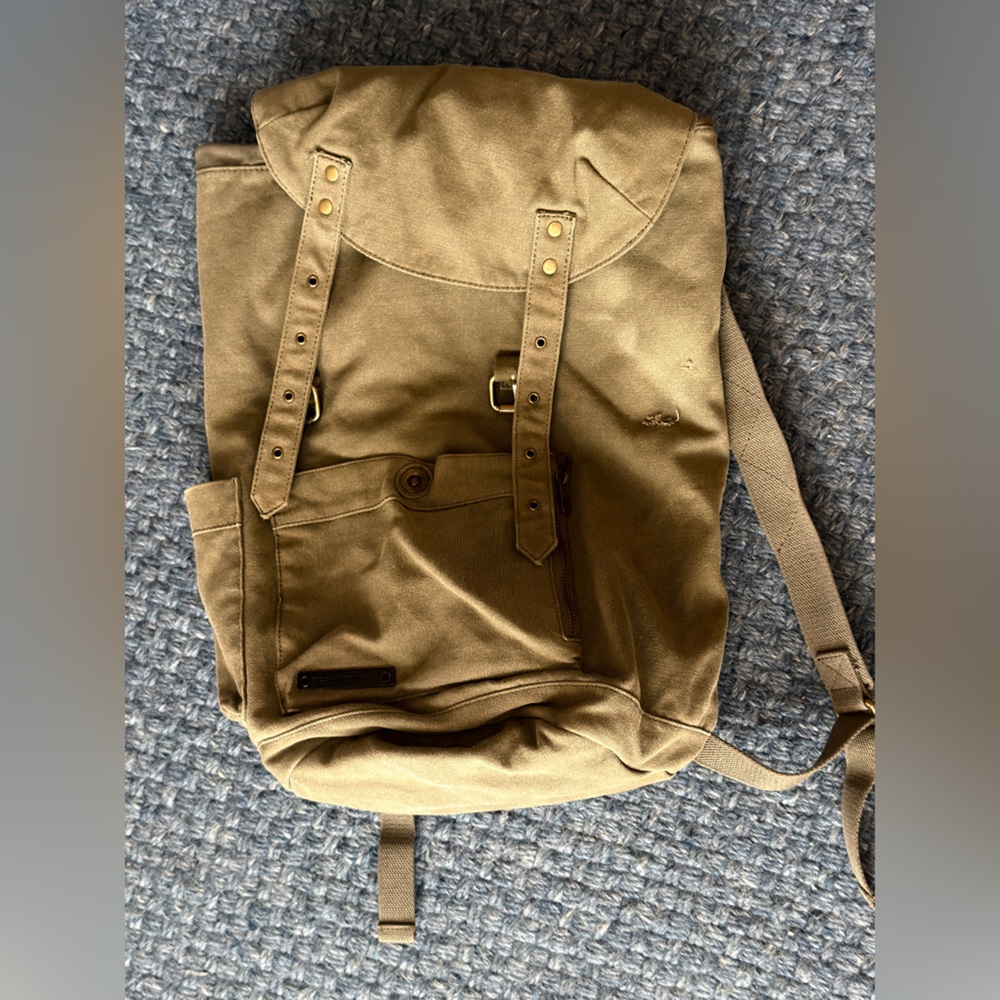 DC Shoes Men's Olive Green Canvas Backpack